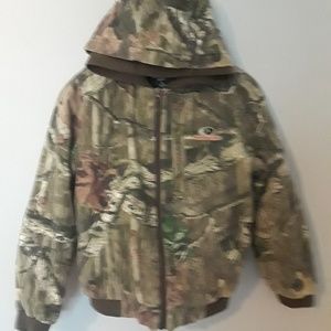 Mossy oak boys camo jacket